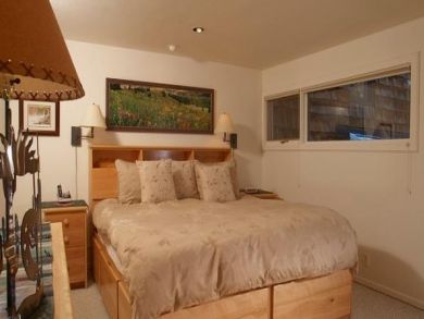 Master bedroom with king bed