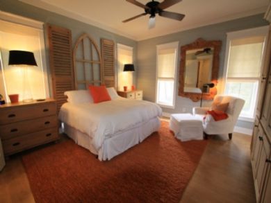 Master bedroom with king bed