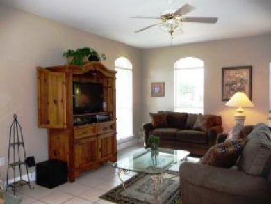 Living room with flat screen TV