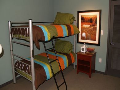Bedroom 3 with one set of bunk beds