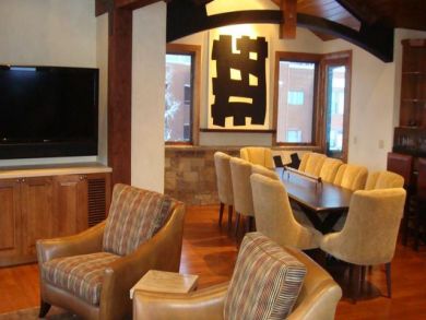 Dining table seats ten