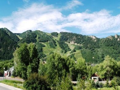Mountain view at summer