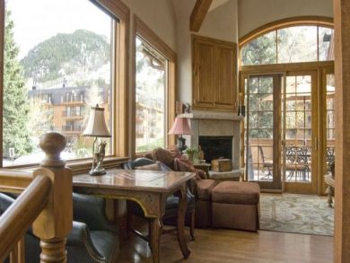 Mountain view from living area