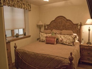 Master bedroom with king bed