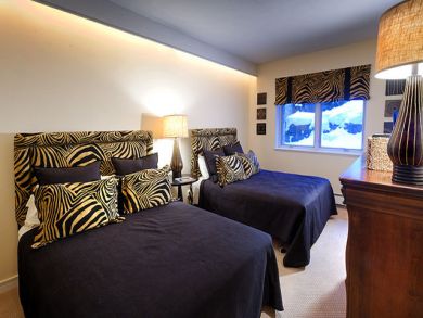 Bedroom 2 with double beds