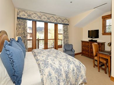 Master bedroom with king bed