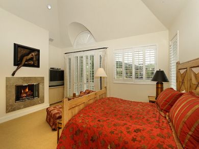 Master bedroom with king bed