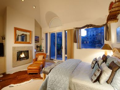 Master bedroom with king bed