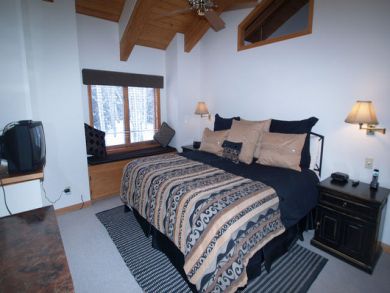 Master bedroom with king bed