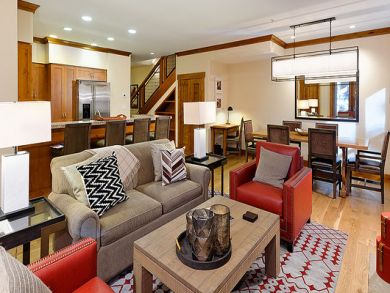 Open plan living space