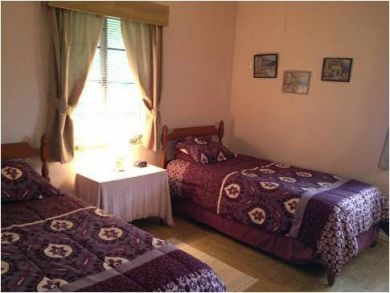 Guest bedroom with twin beds