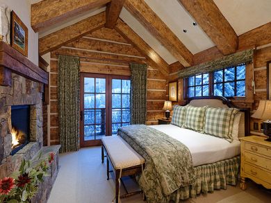 Master bedroom with king bed