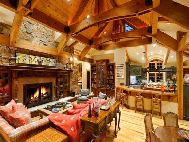 Open plan living space