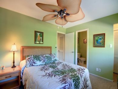 Master bedroom with queen bed