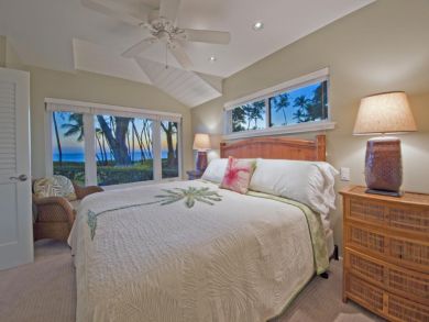 Master bedroom with king bed