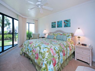 Master bedroom with king bed