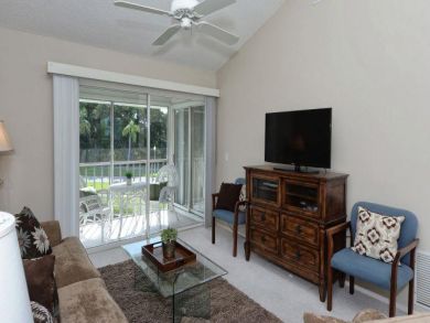 Living area open to balcony