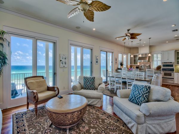 Gulf Front Beach Home in Miramar Beach 6 Bedrooms Gulf Views