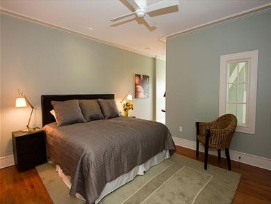 Master bedroom with king bed