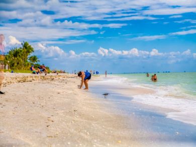 Wide beach