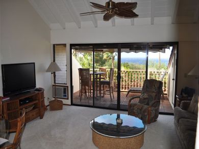 Living room with flat screen TV
