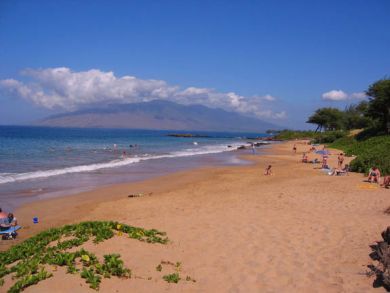 Sandy beach