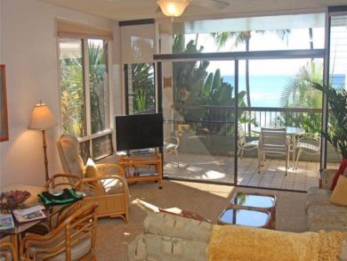 Ocean view from living area