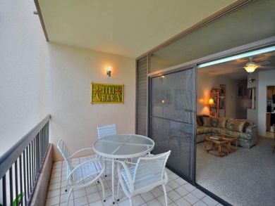 Balcony with table set