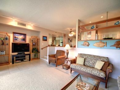 Flat screen TV in living room