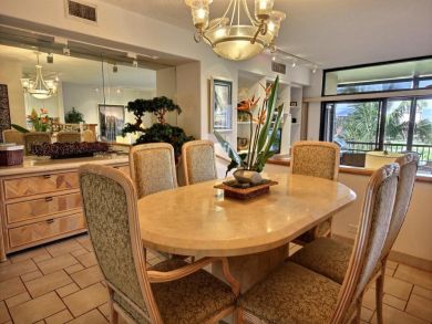 Dining room seats six