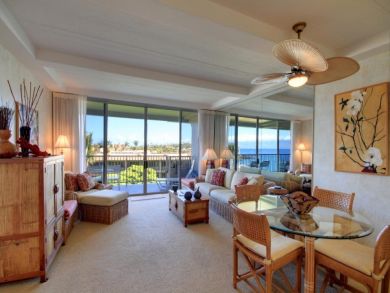 Living area open to balcony