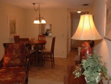 Dining table seats four