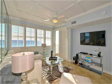 Living room with gulf view