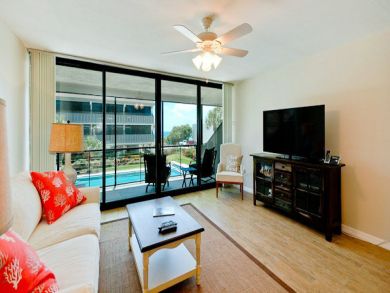 Living area open to balcony