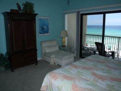 Gulf view from guest bedroom