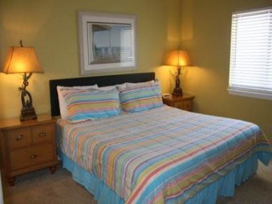Master bedroom with king bed