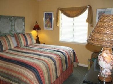 Master bedroom with king bed