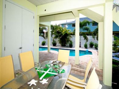 Covered Porch by the Pool
