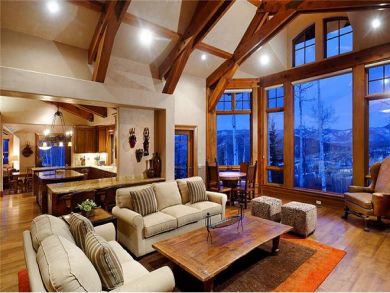Open plan living space