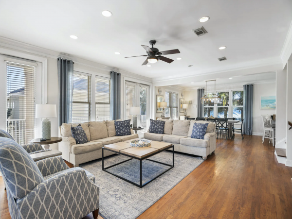 Santa Rosa Beach Luxury Home Sleeps 16  Short Walk to Beach