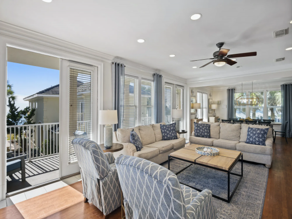 Santa Rosa Beach Luxury Home Sleeps 16  Short Walk to Beach