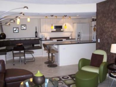 Open plan living space