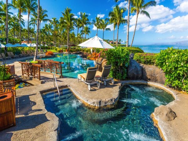Oceanview Wailea Vacation Villa Three Bedrooms Plus Den
