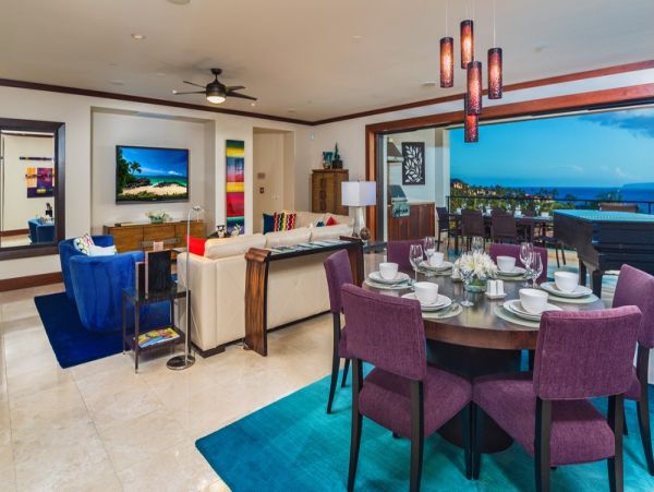 Oceanview Wailea Vacation Villa Three Bedrooms Plus Den