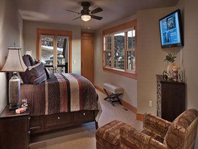 Master bedroom with king bed