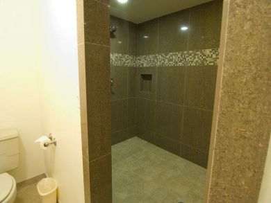 Bathroom with walk-in shower
