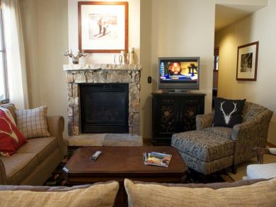 Fireplace in living room
