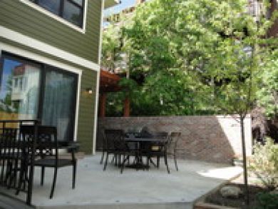 Outdoor dining area