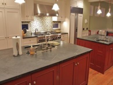Gourmet kitchen with stainless steel appliances