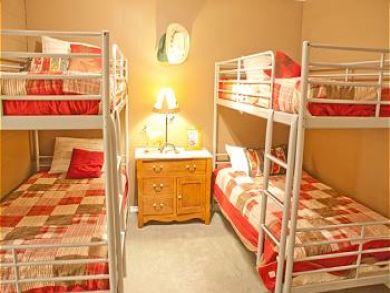 Third bedroom with two sets of bunk beds Third bedroom with two sets of bunk beds